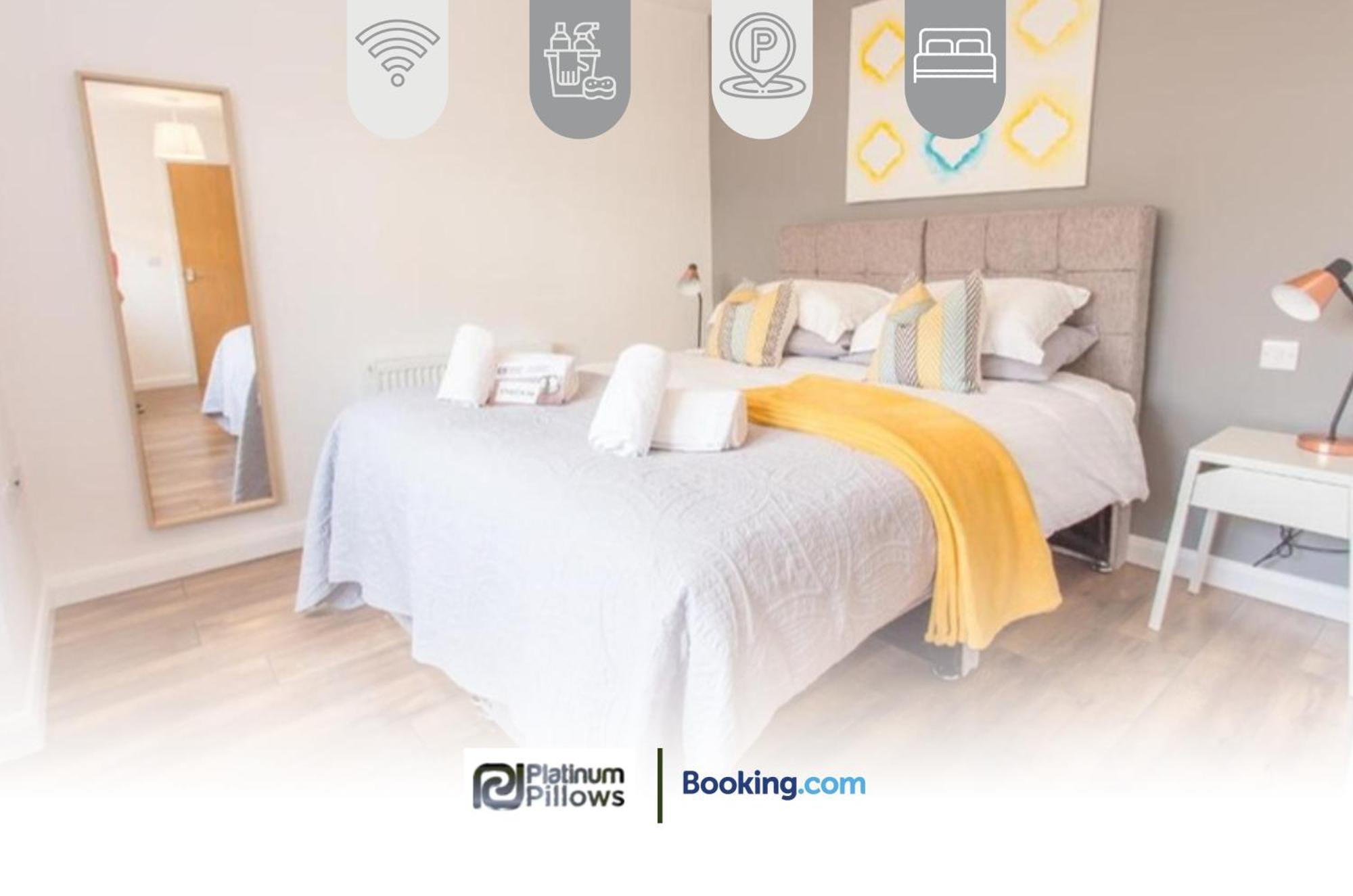 Modern Oxford 1Br Apt, Contractor & Family Accommodation, Near Oxford Hospitals And Science Park Bagian luar foto
