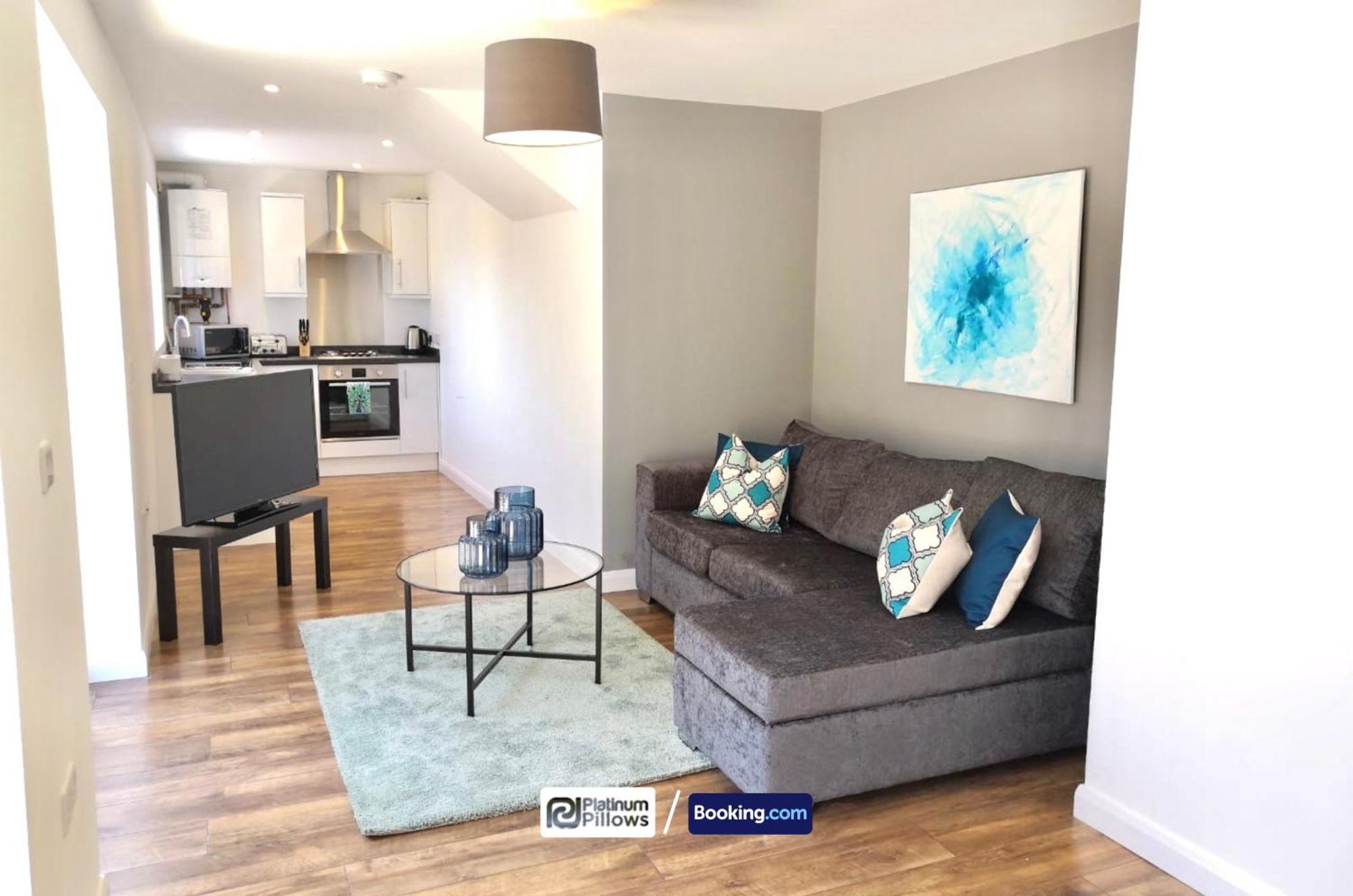Modern Oxford 1Br Apt, Contractor & Family Accommodation, Near Oxford Hospitals And Science Park Bagian luar foto