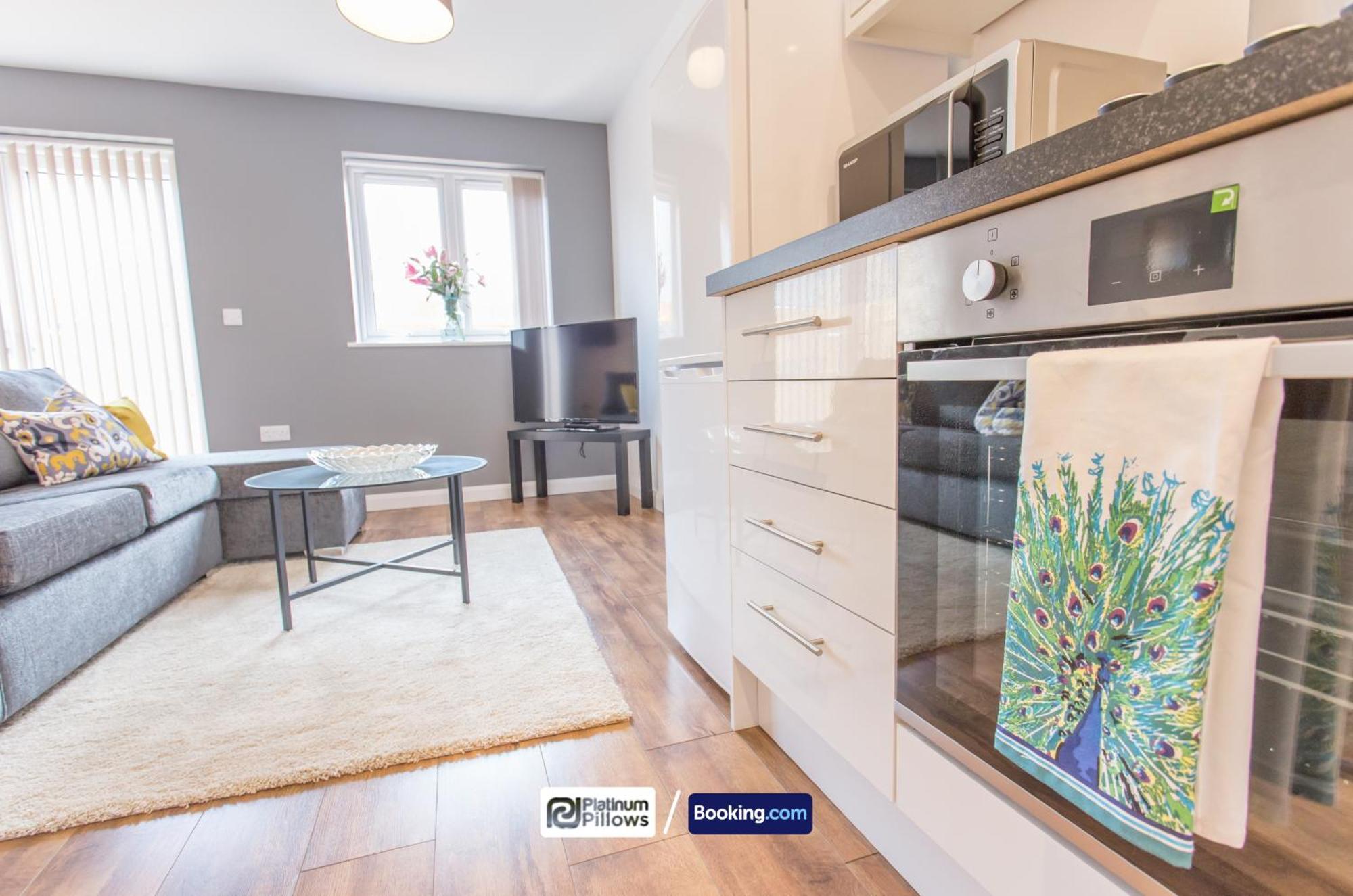 Modern Oxford 1Br Apt, Contractor & Family Accommodation, Near Oxford Hospitals And Science Park Bagian luar foto