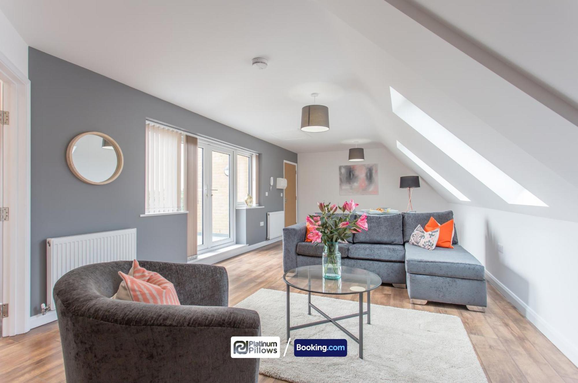 Modern Oxford 1Br Apt, Contractor & Family Accommodation, Near Oxford Hospitals And Science Park Bagian luar foto