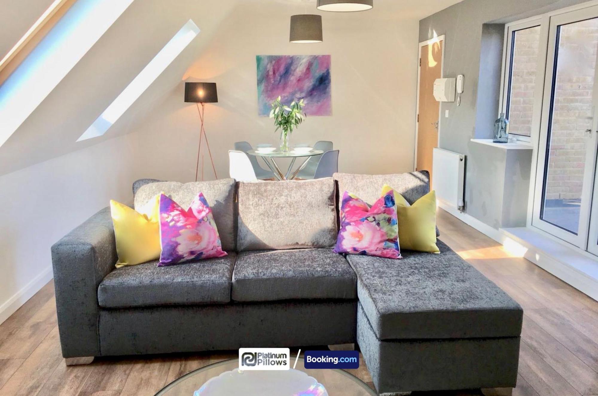 Modern Oxford 1Br Apt, Contractor & Family Accommodation, Near Oxford Hospitals And Science Park Bagian luar foto